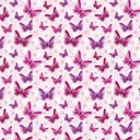 Ver imagem 1 de Papel De Parede Adesivo Borboletas Lilas E Rosas Sala Quarto