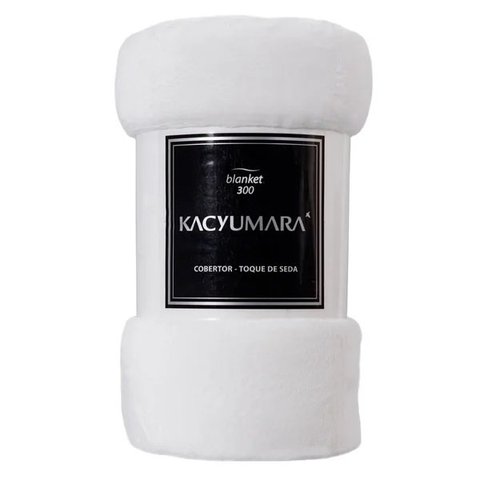 Manta Blanket High 300 Toque de Seda Queen 220x240cm - Kacyumara - Branco