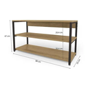 Ver imagem 3 de Sapateira Industrial Com 2 Nichos - Freijó/preto - Kappesberg