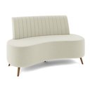 Ver imagem 7 de Sofá Living Decorativo 2 Lugares 1,60M Katara Bege Claro Veludo G33 - Gran Belo