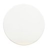 Tampo Redondo de Vidro Temperado Off-white para Mesa 1m - 2
