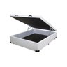 Base Box Baú Casal Nk Camas Sintético Branco 41x138x188 - 2