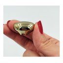 Ver imagem 2 de Puxador para Moveis Ponto Seixo P 30mm X 22,5mm Gold (dourado Brilhante) Zen Design Zp5761.a00