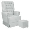 Poltrona Amamentação com Balanço Eloisa para Sala e Quarto - Decor Loppes TM 701 Poltrona Amamentacã - 1