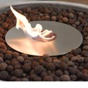 Ver imagem 1 de Queimador Redondo Lareira Ecológica a Álcool 92.8 ou Etanol - 30cm