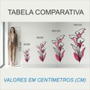 Ver imagem 2 de Adesivo Floral Boho Rosa Estilo Nórdico 75x150 Minimalista Mod.04