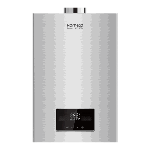 Aquecedor de Água a Gás Komeco Ko 46 Di Prime  Wifi Inox Digital Bivolt 46,5 Litros Gás GN