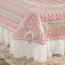 Ver imagem 3 de Colcha King Romantica Micropercal 200 Fios 5 Peças - Rose