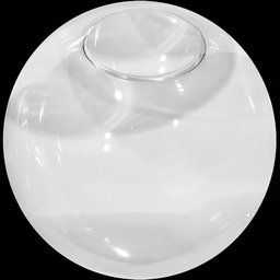 Globo de Vidro Lustre Transparente Esférico sem Colar 08x15 - 1