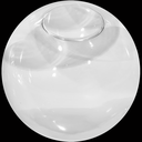 Ver imagem 1 de Globo de Vidro Lustre Transparente Esférico sem Colar 08x15