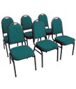 Ver imagem 1 de Kit com 6 Cadeiras para Auditórios Linha Hotel Verde