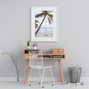 Ver imagem 2 de Quadro Praia Balanço Coqueiro - 60x48cm:madeira Preta