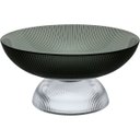 Ver imagem 3 de Centro de Mesa Decorativo de Vidro Fumê 12x25x25cm Sala Jantar Decoração Enfeite