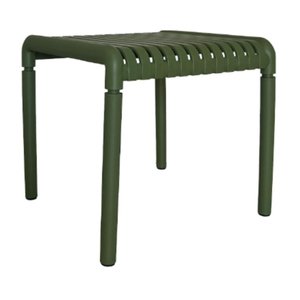 Mesa Lateral e de Apoio Quadrada Área Externa Outdoor Gávea Rivatti Polipropileno Verde Proteção
