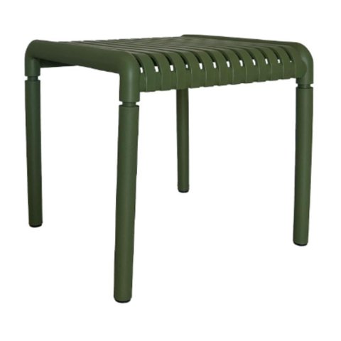 Mesa Lateral e de Apoio Quadrada Área Externa Outdoor Gávea Rivatti Polipropileno Verde Proteção