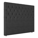Ver imagem 3 de Cabeceira Solteiro Potenza 90cm Material Sintético Preto c/ Frame Italian Flex