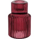 Ver imagem 2 de Castiçal Porta Vela Decorativo Home&co Vidro 8x6x6cm Vinho