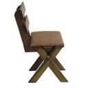 Ver imagem 6 de Conjunto Mesa Madeira Maciça para Churrasco Imbuia + 4 Bancos Estofados Jambo