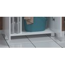 Ver imagem 5 de Armário Para Área Serviço 2 Portas Vassouras ClickForte Armário Lavanderia Branco