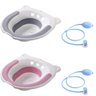 Bacia Banho de Assento Higiene Íntima Ducha Lavatório Rosa - 6