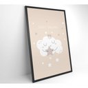 Ver imagem 3 de Quadro Infantil Nuvem Doces Sonhos Medidas 80x120 Cm Impressão Adesivo Fotográfico