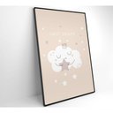 Ver imagem 2 de Quadro Infantil Nuvem Doces Sonhos Medidas 80x120 Cm Impressão Adesivo Fotográfico