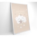 Ver imagem 1 de Quadro Infantil Nuvem Doces Sonhos Medidas 80x120 Cm Impressão Adesivo Fotográfico
