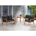 Ver imagem 4 de Sofa Rio 2 Lugares Estofado Preto 117cm - 60350
