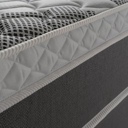Conjunto Cama Box Super King Size Sheffield 193x203x65 c/ Molas Ensacadas - 6