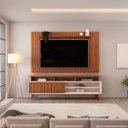 Ver imagem 2 de Rack para Salas Flow - Élpis Móveis - Freijó/off White