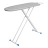 Tábua de Passar Roupa em Aço com Altura Regulável e Suporte para Ferro Pluma Mix Plus Branca e Cinza - 2