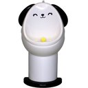 Ver imagem 1 de Mictório Infantil Portátil Penico Treinamento para Meninos Modelo Cachorrinho Lorben Branco/preto