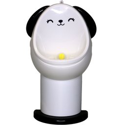 Mictório Infantil Portátil Penico Treinamento para Meninos Modelo Cachorrinho Lorben Branco/preto - 1