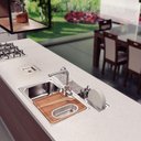 Ver imagem 2 de Escorredor Profundo Tramontina em Aço Inox Scotch Brite para Uso no Canal Organizador 30 x 15 cm