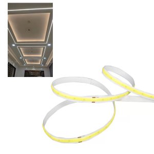 Fita de Led 6500K COB 12v Rolo 50 metros 10w Ambiente Interno Externo Teto Rebaixado Gesso Sanca Ilu