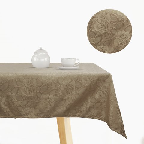 Toalha de Mesa 6 Lugares Jacquard 200x135 Admirare - Fendi