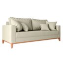 Ver imagem 1 de Sofá Beny 3 Lugares com Base de Madeira Élpis Móveis Linho