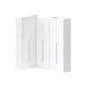 Ver imagem 2 de Guarda- Roupa Modulado Roupeiro de Canto L 6 Portas 6 Gavetas Versatille Yescasa