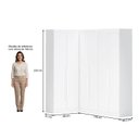 Ver imagem 3 de Guarda- Roupa Modulado Roupeiro de Canto L 6 Portas 6 Gavetas Versatille Yescasa