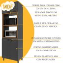 Ver imagem 4 de Torre Quente Bariloche 4 Portas 100% MDF Chumbo - Indekes