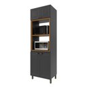 Ver imagem 1 de Torre Quente Bariloche 4 Portas 100% MDF Chumbo - Indekes