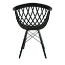 Ver imagem 3 de Kit 4 Cadeiras Web Black Base Preta Polipropileno