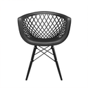 Ver imagem 6 de Kit 4 Cadeiras Web Polipropileno: Design Moderno para Sala, Varanda e Área Externa