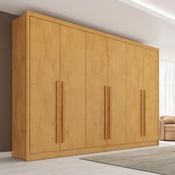 Guarda Roupa Valência 6 Portas 6 Gavetas Mdf - Mademarcs - 1