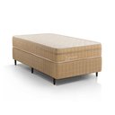 Ver imagem 2 de Kit Conjunto Colchão Solteiro Valência Molas Ensacadas Individualmente + Box Blindado 88x61x188