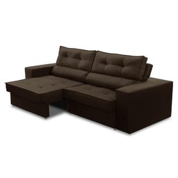 Sofá Retrátil e Reclinável 3 Lugares 2,30m com Molas Mirela Suede Adonai Estofados - 7