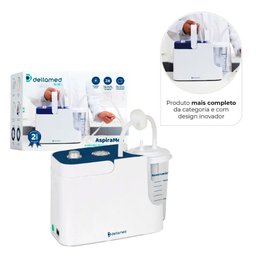 Aspirador de Fluídos e Secreções 16 L Aspiramed Dellamed - 4
