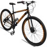 Bicicleta Aro 29 Dropp Sport Aço 21v Freio a Disco Garfo Rígido - Preto e Laranja - 19 - 2