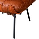 Ver imagem 4 de Puff Decorativo Laura 65cm Couro Caramelo - Sallar Home