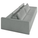 Ver imagem 6 de Sofá Ilha Modular com Puff para Sala Living 252cm Georgia K04 Bouclê Cinza - Mpozenato